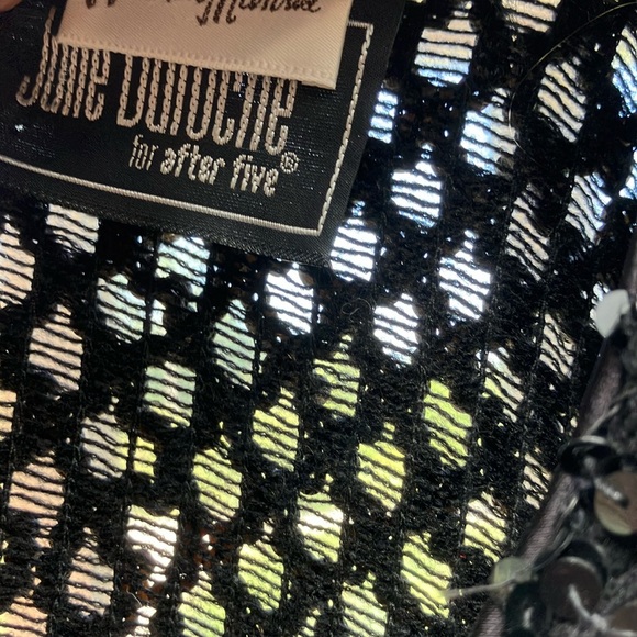 Vintage Neiman Marcus Black Sequin Cardigan/jacket XL - Picture 14 of 14